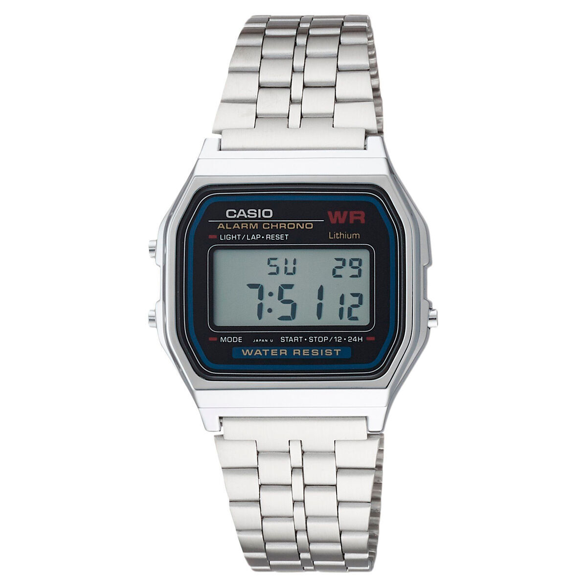 Horloge Uniseks Casio A159W-N1DF Zilverkleurig (Refurbished A)