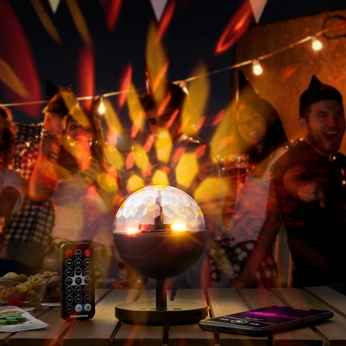 LED Projector + speaker Istarlyt