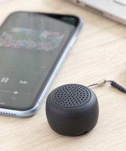 Mini draadloze Bluetooth speaker Miund zwart compact