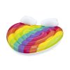 Opblaasbaar drijvend eiland regenboog zwembad zomer